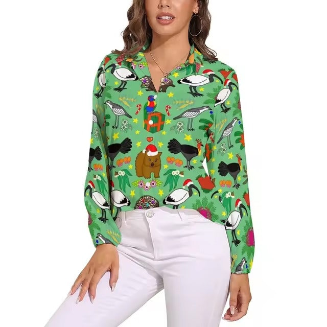 Vintage Single Breasted Long Sleeve Regular Fit Shirt Mssza