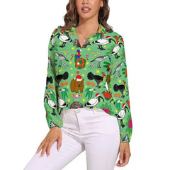 Vintage Single Breasted Long Sleeve Regular Fit Shirt Mssza