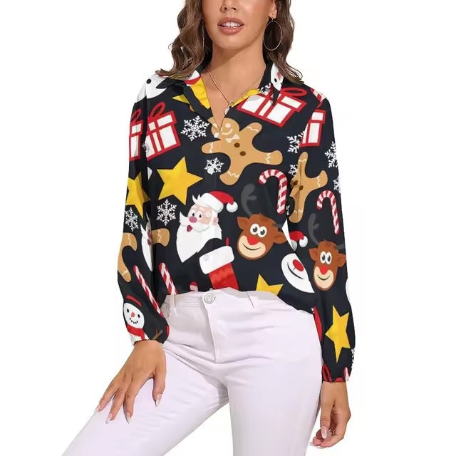 Casual Single Breasted Long Sleeve Regular Fit Shirt Mssza