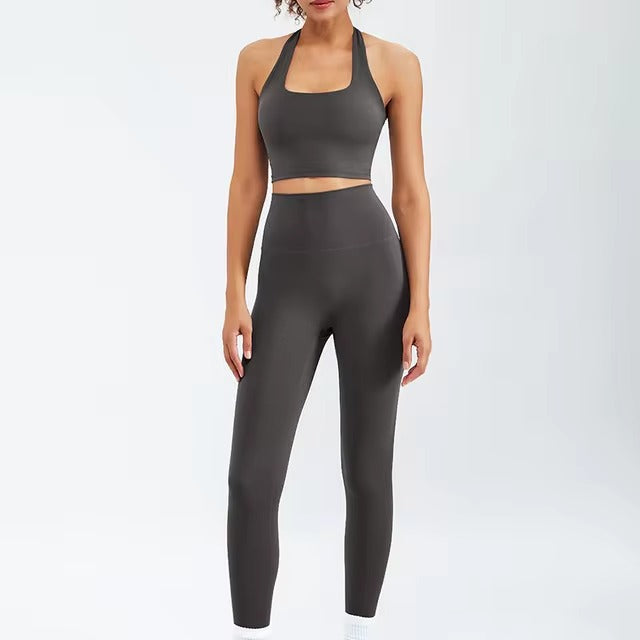 Casual Sleeveless Yoga Set Gym Suit 2 Piece set Mssza
