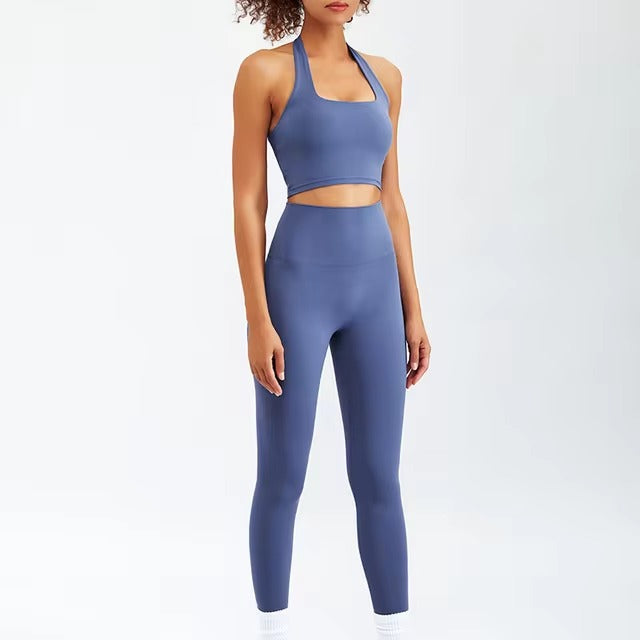 Casual Sleeveless Yoga Set Gym Suit 2 Piece set Mssza