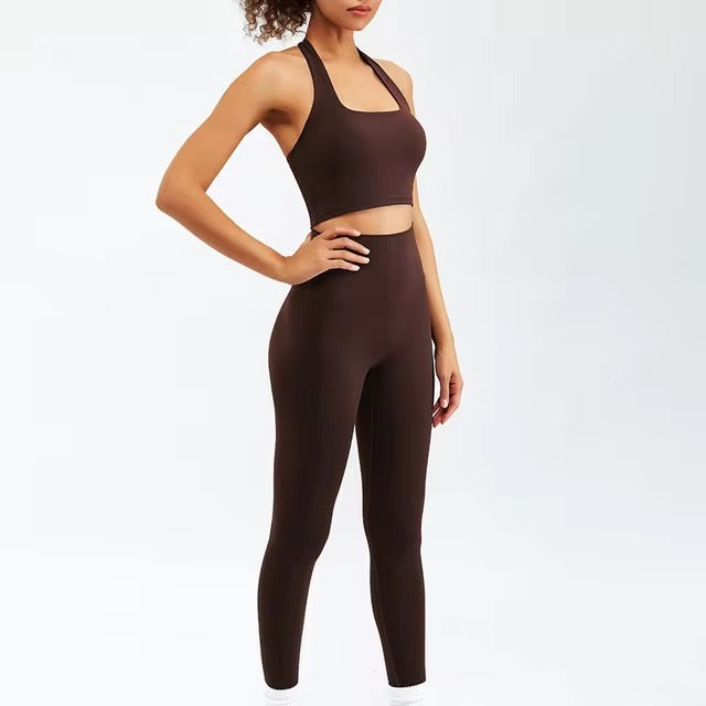 Casual Sleeveless Yoga Set Gym Suit 2 Piece set Mssza