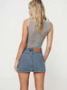 Casual Slim Fit Hip Wrapping Half length Medium Stretch Skirt Mssza