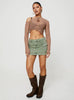 Casual Slim Fit Hip Wrapping Half length Medium Stretch Skirt Mssza