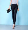 Casual Slim Skinny High Waist Elastic Ankle-length Pencil Pants Mssza