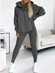 Casual Slim Vest Top And Pants Outfits Three Piece Set Mssza