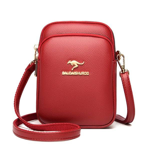 Casual Small Diagonal Pu Leather Shoulder Handbags Mssza