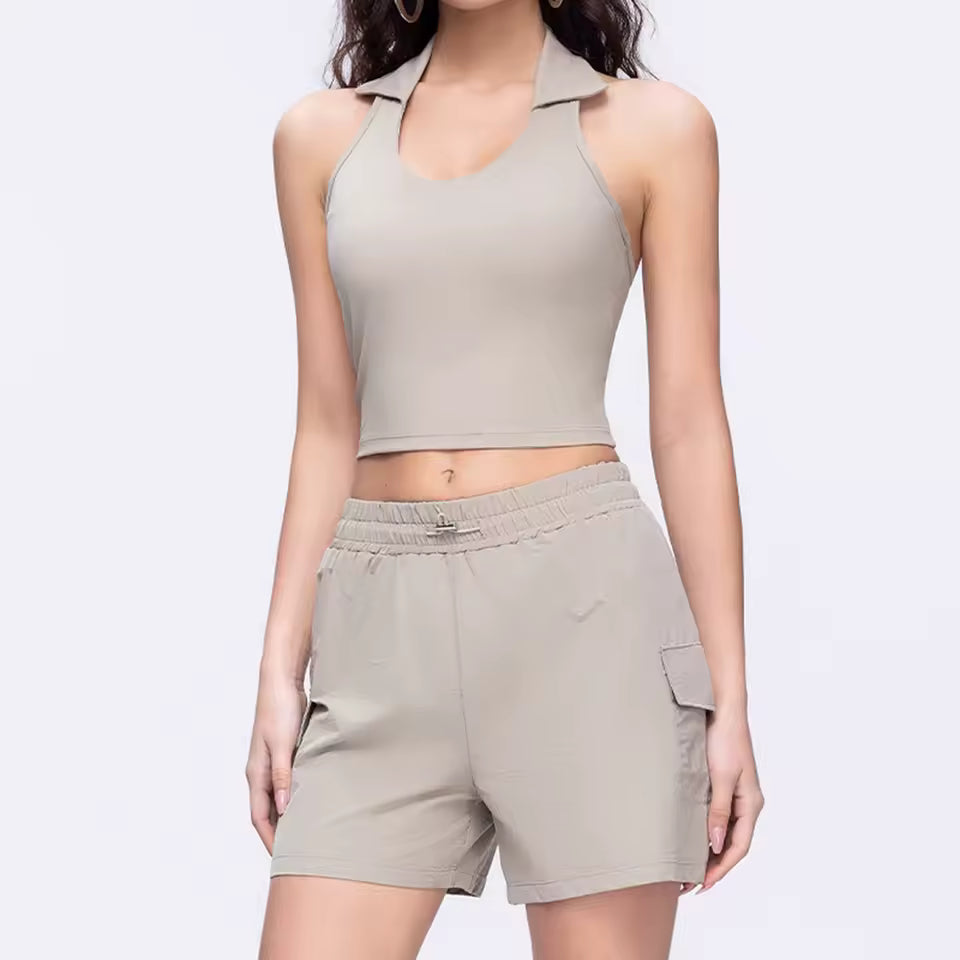 Soft Bra And High Waisted Shorts 2 Piece Set Gym Tracksuit Mssza