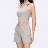 Soft Bra And High Waisted Shorts 2 Piece Set Gym Tracksuit Mssza