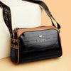 Casual Soft Leather Interior Slot Pocket Crossbody Bag Mssza