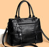 Casual Soft Leather One Shoulder Diagonal Cross Retro Pillow Handbag Mssza