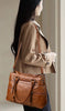 Casual Soft Leather One Shoulder Diagonal Cross Retro Pillow Handbag Mssza