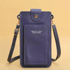 Casual Soft Leather Wallets Touch Screen Cell Phone Purse Crossbody Shoulder Strap Handbag Mssza