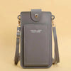 Casual Soft Leather Wallets Touch Screen Cell Phone Purse Crossbody Shoulder Strap Handbag Mssza