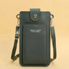 Casual Soft Leather Wallets Touch Screen Cell Phone Purse Crossbody Shoulder Strap Handbag Mssza