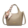 Casual Solid Color Shoulder High-Quality Portable Fashionable and Easiest Bucket Crossbody Bag Mssza
