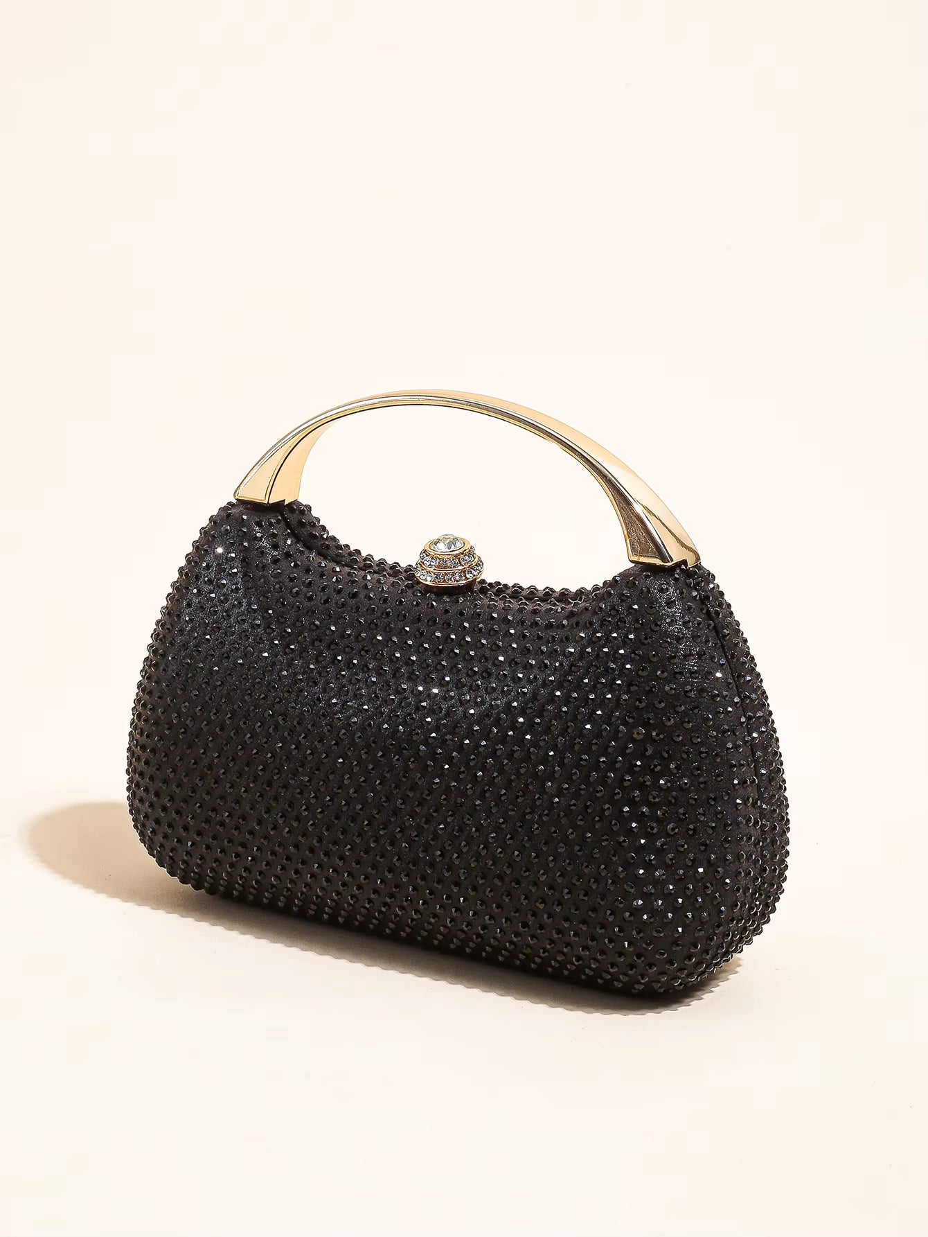Casual Solid Diamond Handy Dinner Mini Clutch Bag Mssza