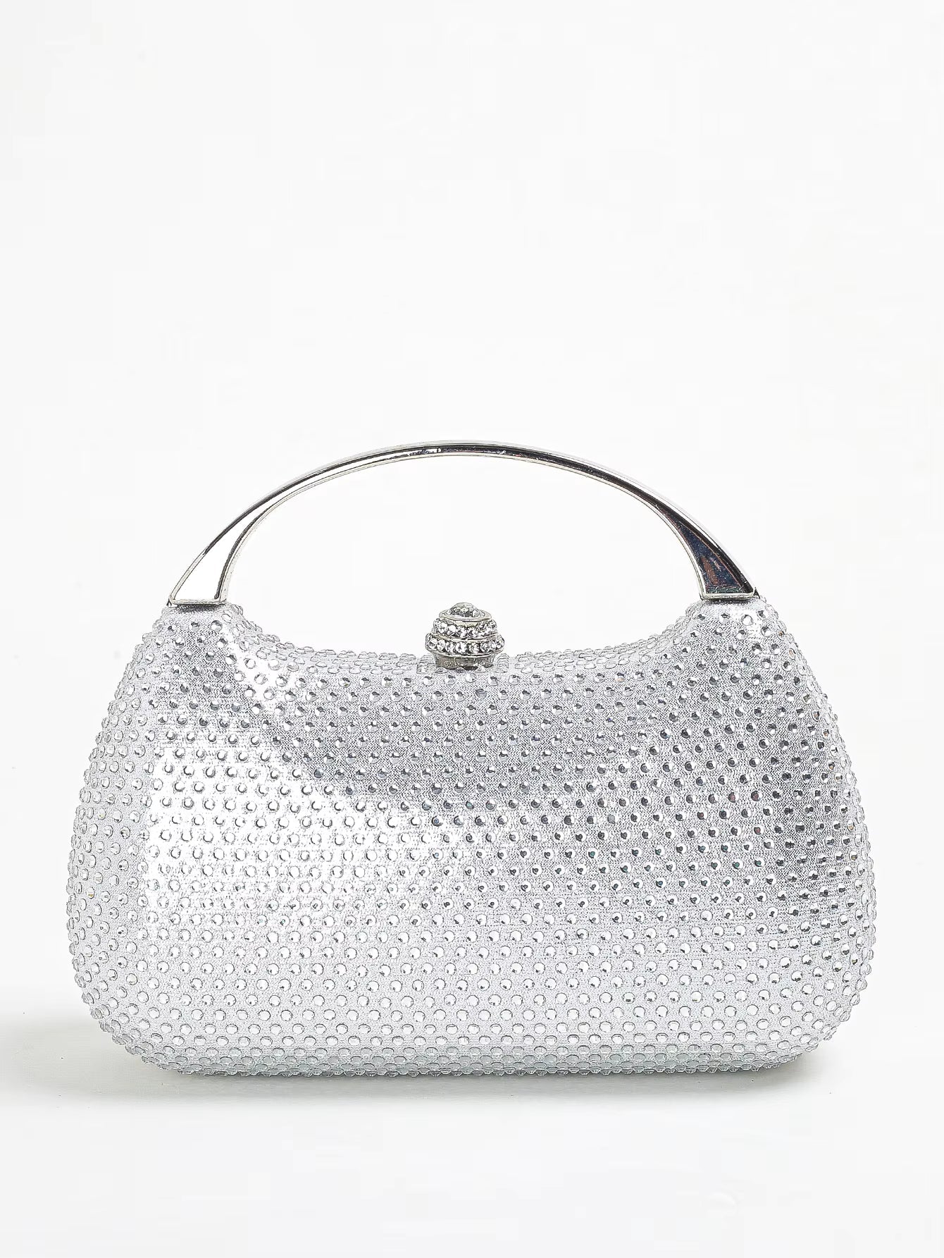 Casual Solid Diamond Handy Dinner Mini Clutch Bag Mssza