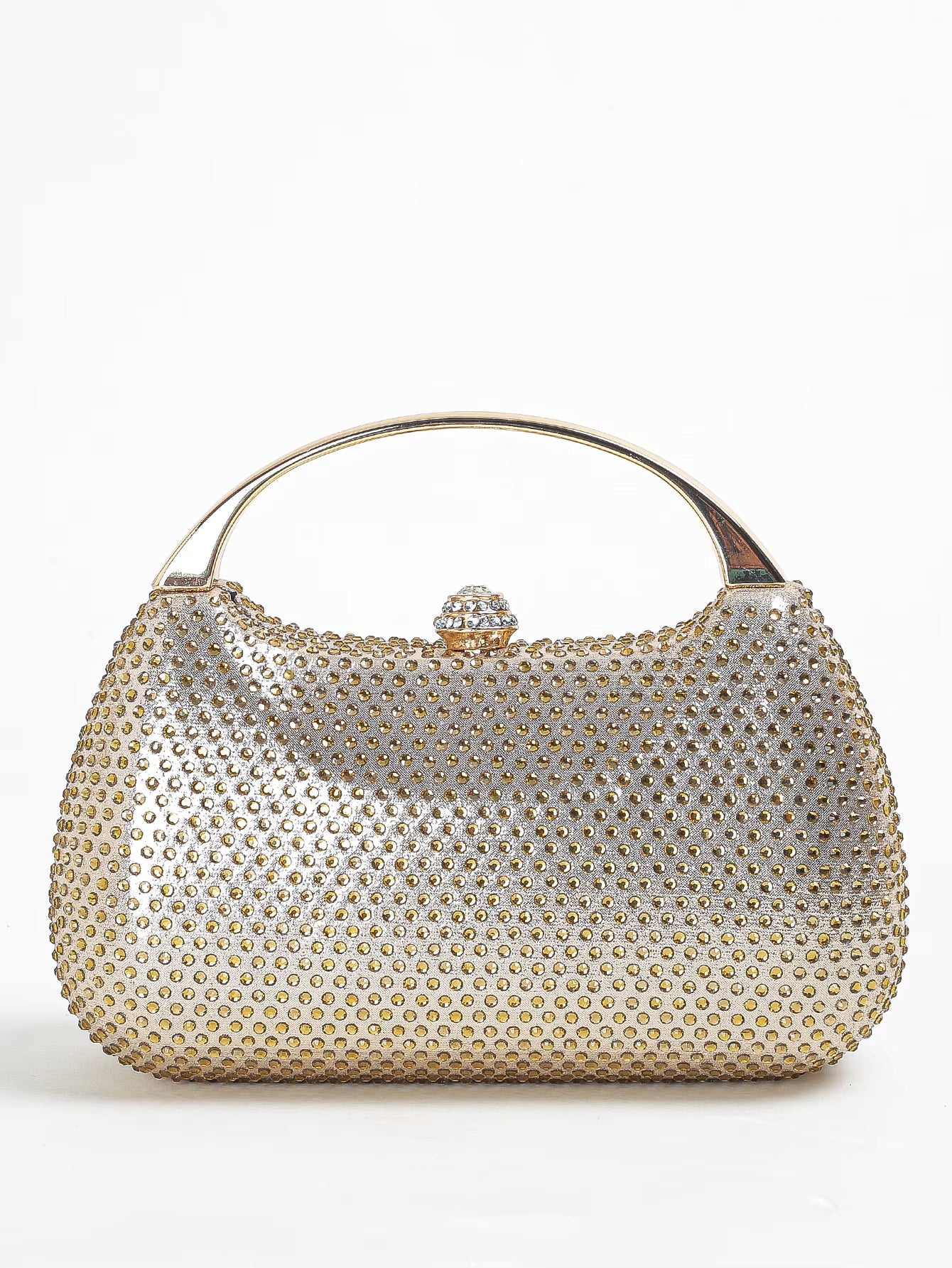 Casual Solid Diamond Handy Dinner Mini Clutch Bag Mssza