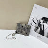 Casual Solid Geometric Design Compact For Key Versatile Coin Card Storage Wallet Mssza