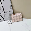 Elegant Solid Geometric Design Compact For Key Versatile Coin Card Storage Wallet Mssza