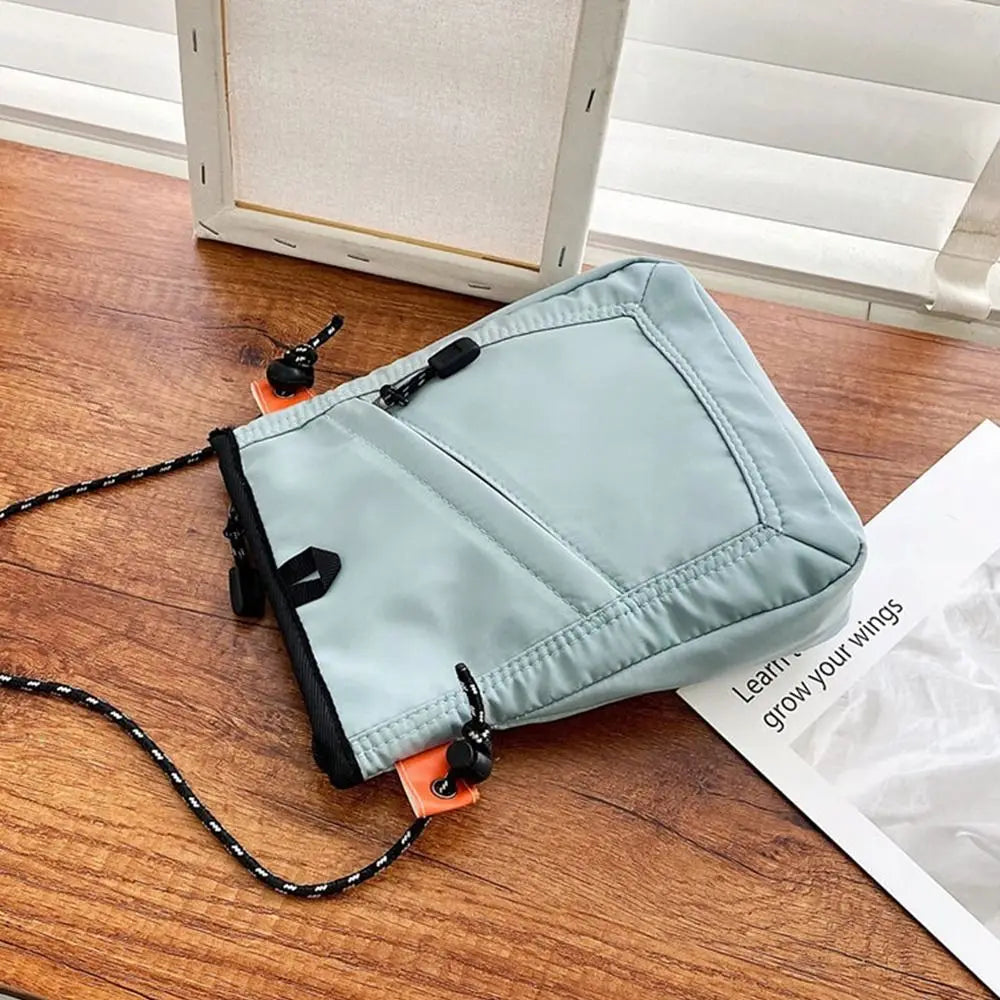 Casual Solid Nylon Mini Waterproof Small Square Travel Shoulder Crossbody Bag Mssza