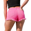 Casual Solid Stretch Skinny Distressed Straight Leg Curvy Denim Jeans Shorts Mssza