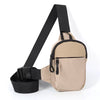 Casual Solid Trend Nylon Large Capacity Leisure Fitness Sports Crossbody Chest Bag Mssza