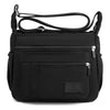 Casual Solid Waterproof Nylon Zipper Handbag Shoulder Crossbody Bag Mssza