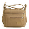 Casual Solid Waterproof Nylon Zipper Handbag Shoulder Crossbody Bag Mssza