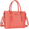 Elegant PU Leather Waterproof Laptop Messenger Tote Bag Mssza