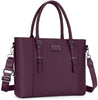 Elegant PU Leather Waterproof Laptop Messenger Tote Bag Mssza