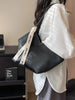 Casual Solid zipper Polyester Shoulder Tote Bag Mssza
