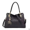 Casual Split Leather Tote Large Capacity Top Handle Cowhide Shoulder Bag Mssza