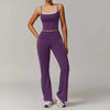 Sports Crop Top And Leggings 2 Pieces Set Yoga Set Mssza