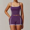 Trendy Sports Crop Top And Leggings 2 Pieces Set Yoga Set Mssza