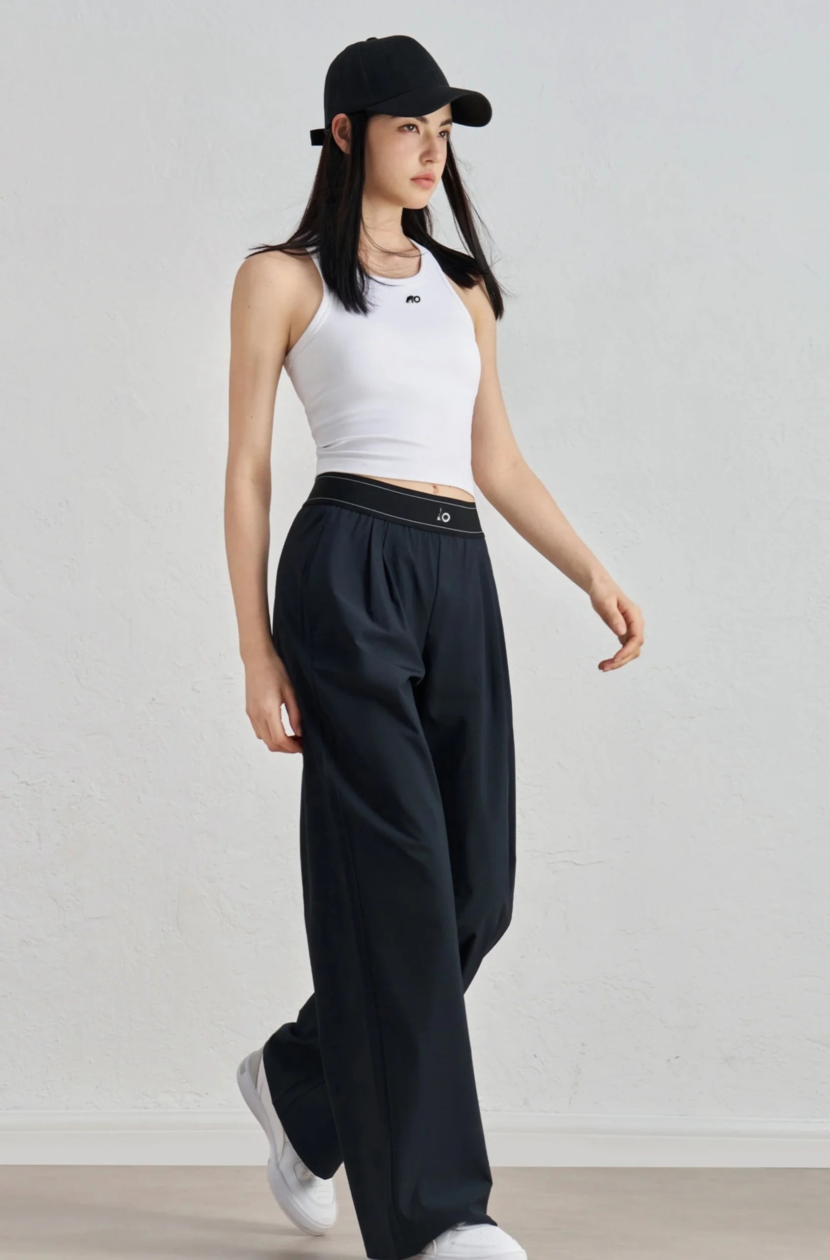 Casual Sports Yoga Quick Drying Straight Wide Leg Pants Mssza