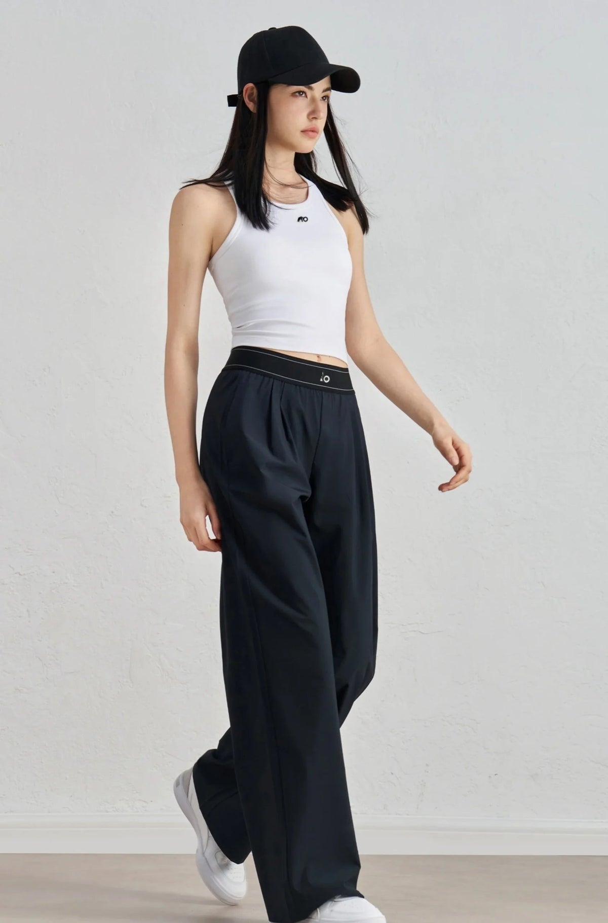 Casual Sports Yoga Quick Drying Straight Wide Leg Pants Mssza