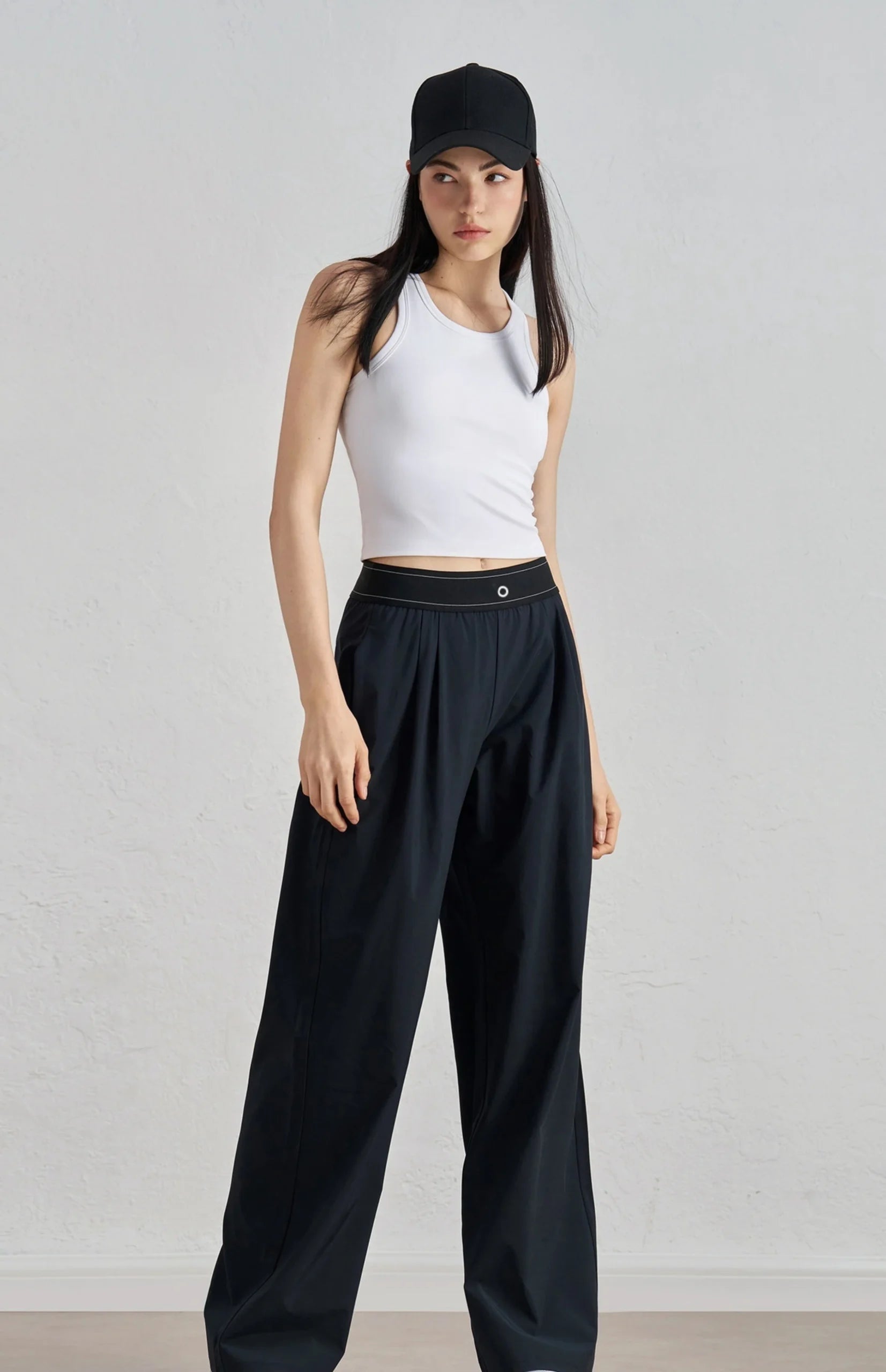 Casual Sports Yoga Quick Drying Straight Wide Leg Pants Mssza