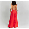 Casual Square Neck Sleeveless High Waist Solid Minimalist Slimming Jumpsuits Mssza