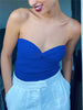 Casual Strapless Backless Off Shoulder High Street Crop Top Mssza