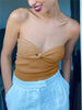 Casual Strapless Backless Off Shoulder High Street Crop Top Mssza