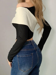 Casual Strapless High Street Skinny Crop Top Mssza