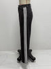 Casual Street Stripe Splicing Contrast Loose Wide Leg Straight Jeans Mssza