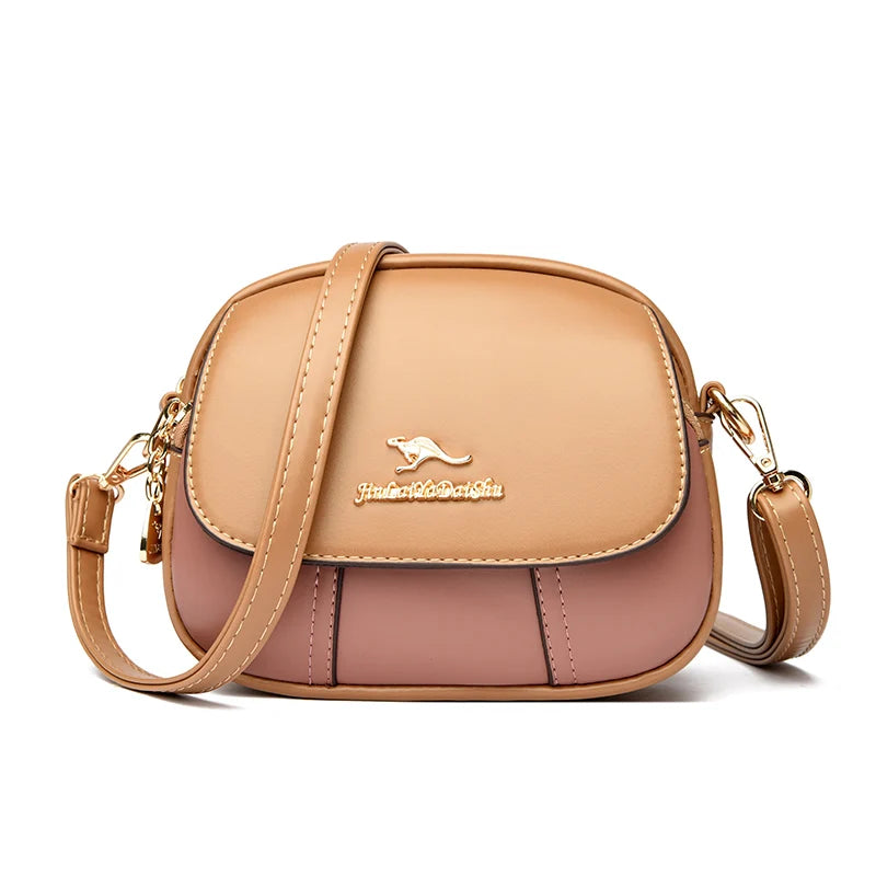 Casual Style Designer High Quality Leather Shoulder Messenger Crossbody Bag Mssza