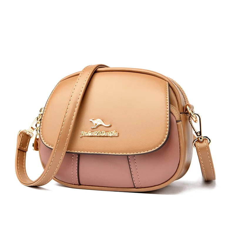 Casual Style Designer High Quality Leather Shoulder Messenger Crossbody Bag Mssza