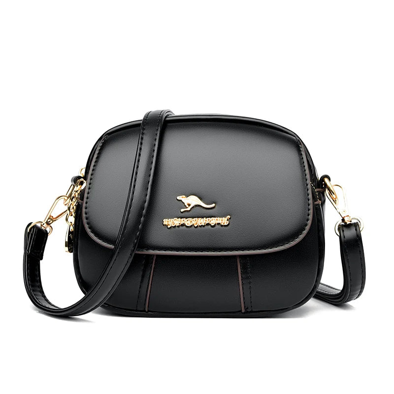 Casual Style Designer High Quality Leather Shoulder Messenger Crossbody Bag Mssza