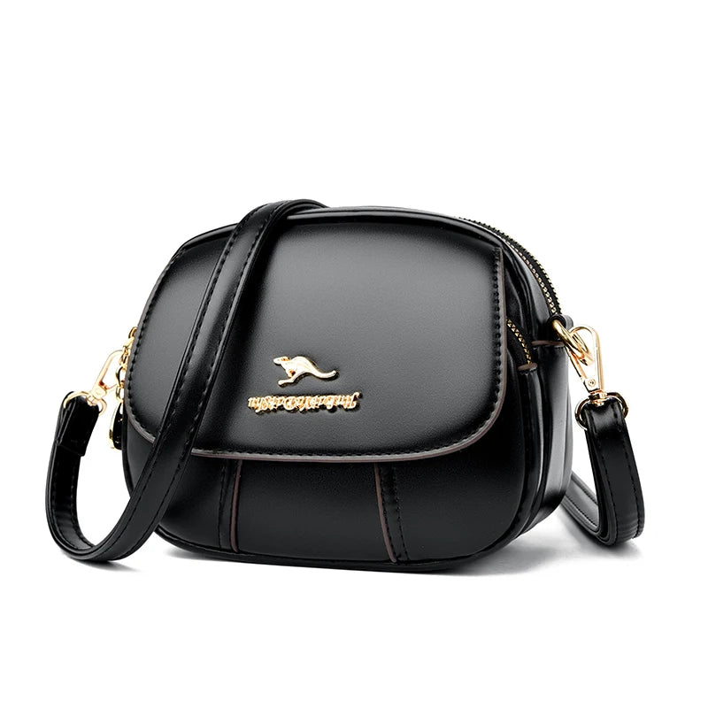 Casual Style Designer High Quality Leather Shoulder Messenger Crossbody Bag Mssza
