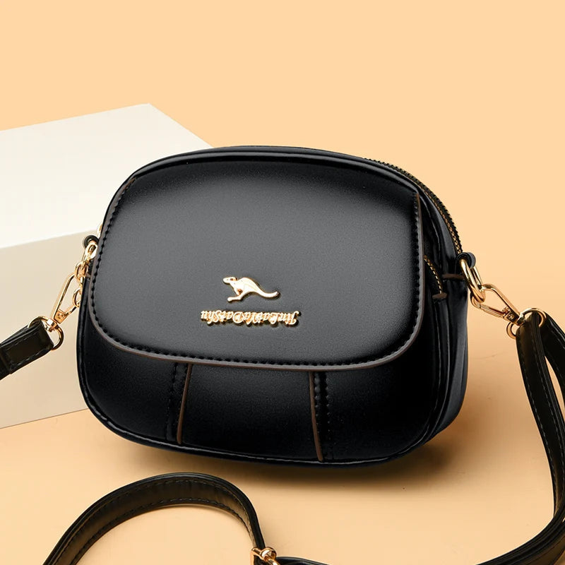 Casual Style Designer High Quality Leather Shoulder Messenger Crossbody Bag Mssza