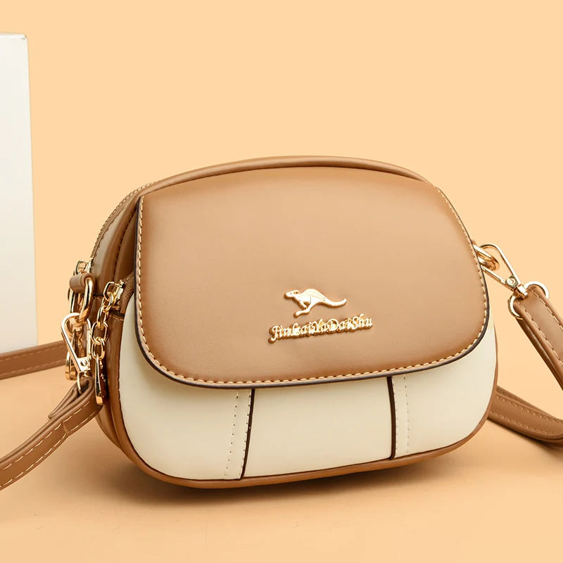 Casual Style Designer High Quality Leather Shoulder Messenger Crossbody Bag Mssza